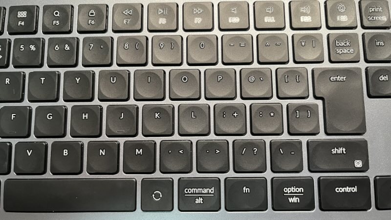 かな印字なし